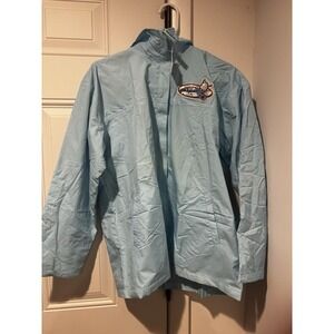 Vintage Sanrio Smiles Pochacco Blue Windbreaker Jacket Women's Size M‎ NWT 2000